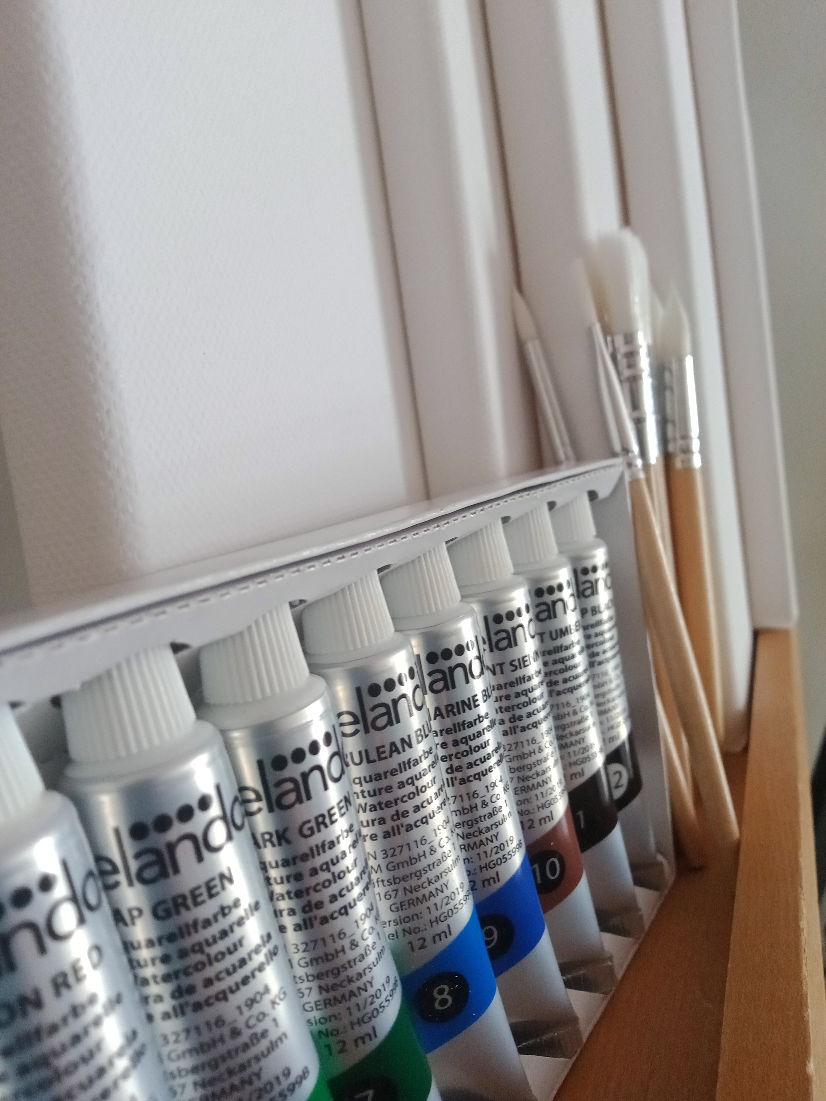 Peinture et pinceaux